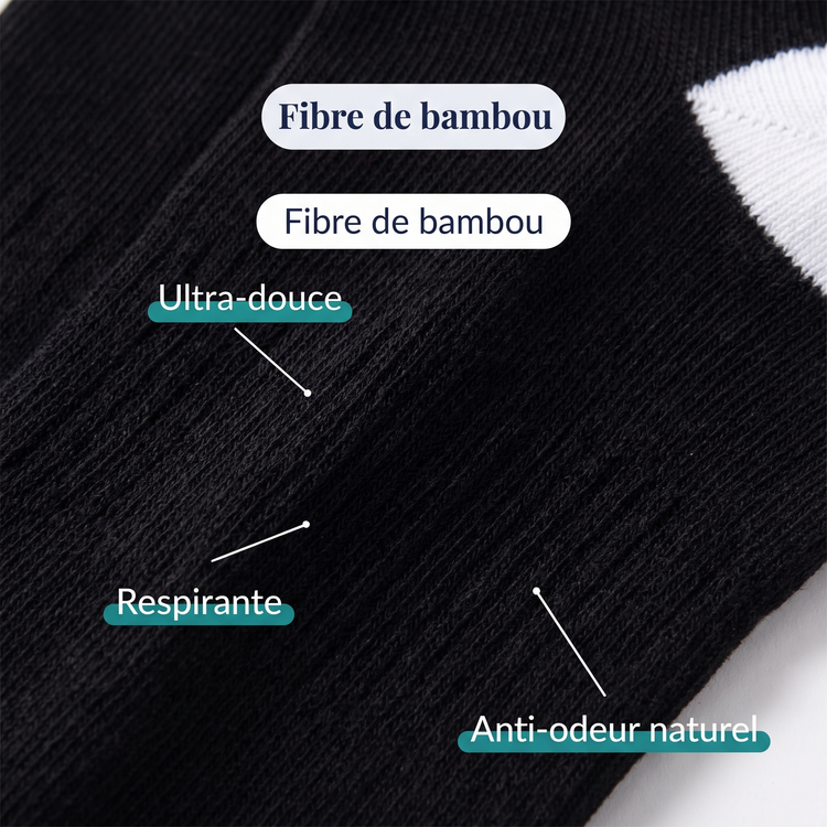 Gros plan sur la fibre de bambou : ultra-douce, respirante, anti-odeur